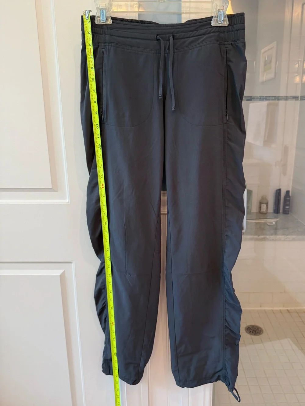 Athleta La Viva Gray Drawstring Jogger Pants